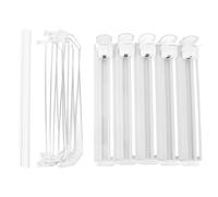 Organisateur de boisson pour le réfrigérateur auto-poussant Soda peut distributeur Dispensateur de boissons Affaire des boissons à boissons Abs Plastique 480x380x80 mm 5 (Blanc)