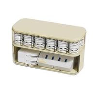 Organisateur de boîte de câbles - Boîte d'organisation de câbles de chargement transparente | Housse de gestion des câbles pour câbles de charge, écouteurs, hub USB, solution de rangement de bureau et