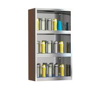 Organisateur de bouteille d'eau en acier inoxydable avec anneau à baïonnette, étagère porte-gobelet pour employés d'usine, présentoir de boissons thermos pour bouteilles de voyage dans les centres com