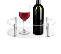 Organisateur de Bouteilles d'eau - Porte-Boisson à 6 emplacements, Support de Rangement pour Armoire | Organisateur de comptoir Robuste pour Table de Garde-Manger, Solution de Stockage de boi