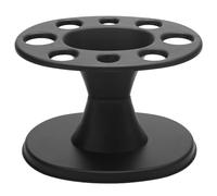 Organisateur de brosses à cheveux support de brosses à cheveux 8, 4 x 5, 6 pouces support rond 8 fentes organisateur peignes stable et lisse pour commode coiffeuse salon