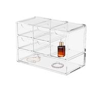 Organisateur de bureau avec tiroirs | Tiroir de rangement transparent - Organisateurs de bureau et de rangement transparent pour collection à domicile, cosmétiques, fournitures de bureau