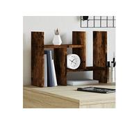 Organisateur de bureau chêne fumé 34,5x15,5x35,5 cm