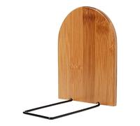 Organisateur de bureau en bambou naturel Serre-livres Support de support de découpe pour scrapbooking sur dédouanement