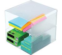 Organisateur de bureau et d'artisanat en cubes empilables et divis s Deflecto C