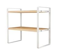 Organisateur de Bureau Étagère à Livres | Rehausseur Robuste À Gain De Place - Organisateur De Stockage Pour Bureau Avec Étagère - pour Maison Chambre Salle de Lecture Décoratif et Jardinière