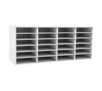 Organisateur de bureau - Étagère de rangement - Système de rangement - Trieur de lettres - 24 compartiments - 6 niveaux - Autonome - Pour le bureau et la maison