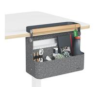 Organisateur de Bureau Portable Leitz avec Poignée - Sac Organisateur avec Fonction de Suspension au Bureau, Sangle Réglable, Plateau Intérieur Amovible - 38 x 19 x 30cm