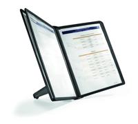 Organisateur De Bureau Pour Consultation Rapide - 10 Panneaux Recto-verso (format Letter / 41 X 20 X 24 Cm), Support De Consultation Élégant Pour Bureau Ou Domicile