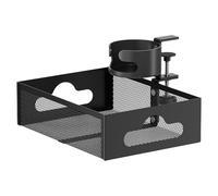 Organisateur de bureau rotatif - Stockage pinable pour d'importants ustensiles de travail | Enquête pour les téléphones portables, tasses, casques, câbles, papeterie, dossiers, tasses, télécommande