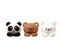 Organisateur de câble de Bureau Adorable de caractère 3pcs, contrôleurs de Cordon Auto-adhésifs, Clips de Gestion de Fil