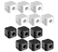 Organisateur de câbles de bureau, 12 pièces, organisateur de câbles, support de câbles, support de câbles, support de câble de téléphone, clip d'organisation de câbles