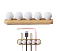 Organisateur de câbles de sécurité - Organisateur de câbles pour 4 ranuras - Organisateur de câbles créatif pour para mesita de Noche, escritorio et pared