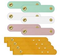 Organisateur De Câbles De Téléphone Avec Fermetures Éclair En Cuir, 10 Pièces, Support De Câble, Organisateur De Câble, Protecteur De Chargeur, Gestionnaire De Câble, Enrouleur De Câble