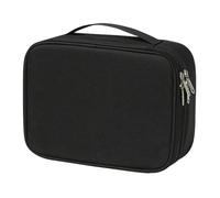 Organisateur de câbles de Voyage Compact et étanche for appareils électroniques, étui de Rangement Facile à Transporter for Valise, Sac à Dos, Sac fourre-Tout Organisateur De CâBles(Black)