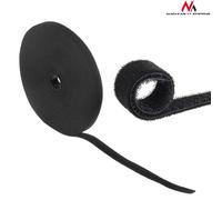 Organisateur de câbles double face 20 mm 15.3 m crochets et boucles Maclean.