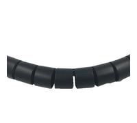 Organisateur de câbles en Spirale Flexible, 1/3/5/10 mètres, 8/12/16/22/28/32/42mm, Tuyau de Rangement, Protecteur de Cordon, câble de Gestion, Tube PE Passe Câble Sol(Black,12MM_5 Meters)