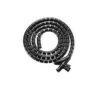 Organisateur de câbles - EQUIP - Gaine De Câble Spiralée - Noir - 1 mètre - Extensible