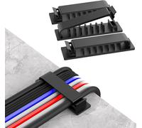 Organisateur de câbles, gestion de câbles, support de fil, enrouleur de câble USB Flexible, Clips en Silicone bien rangés pour souris, clavier, protection des écouteurs 5 Holes-White