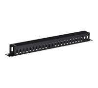 Lanberg Organisateur de câbles AK-1201-B 19 Type A 1U Noir