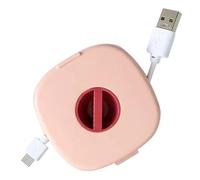 Organisateur De Câbles Porte-Fils 2 En 1 Avec Support Pour Téléphone