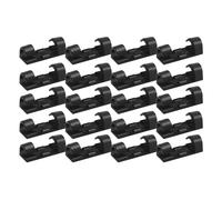 Organisateur de câbles pour bureau et mur - 20 clips de support, autocollants | Gestion gain de place USB, audio, aile résolu par : plus de problèmes