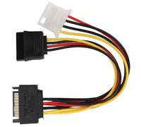 Organisateur de câbles pour montage PC, câble d'extension pour disque dur Serial ATA, adaptateur d'alimentation pour deux périphériques à partir