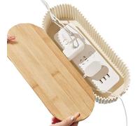 Organisateur de câbles : Rangement de câbles de Bureau, dissimulateur de Sortie sécurisé, Gestion ordonnée | Correcteur de câble d'extension de Charge pour Salon, sel