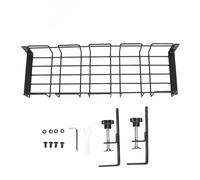 Organisateur de Câbles sous Bureau 40,5CM en Acier, Support Solide et Gain de Place, Plateau de Gestion des Fils Blanc - Installation Facile, Sécurité Anti - Enchevêtrement, pour (Noire)