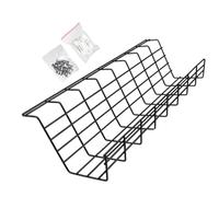 Organisateur de Câbles sous Table en Fer, Rack Filaire Stable | Rangement Compact, Installation Stable, pour Bureau à Domicile et Armoire, Supporte Multiprises et Hubs Couleur Aléatoire