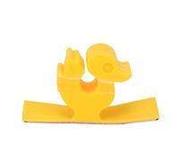 Organisateur de câbles Support de câble en Forme de Canard Mignon Enrouleur de câble en Forme de Canard pour appareils électroménagers Salon de beauté Cuisine Bureau en Silicone (Jaune)