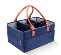 Organisateur de Caddie à Couches pour bébé, Grand Panier de Rangement de Couches Portable, Séparateur Détachable de personnalité pour les Affaires de bébé Indispensables