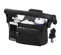 Organisateur de caddie de poussette-sac de poussette résistant à l'eau, organisateur de poussette avec porte-gobelet | Sac à couches poussette, sac poussette avec plusieurs poches