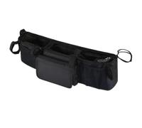 Organisateur De Caddy Pour Poussette Double, Organisation Spacieuse Et Imperméable Avec 3 Compartiments, Organisateur Compact Pour Poussette, Pour Usage Quotidien Des Parents De Bébé À La