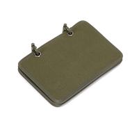 Organisateur de cahier tactique - Classeur à 2 anneaux avec 4 panneaux de support de patch avec boucles en D amovibles pour collection de patchs avec crochets et boucles