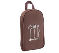 Organisateur De Camping - Enveloppe De Rangement D'outils De Cuisine, Sac De Poche Compact | Porte De Couteau Spatule BBQ En Tissu BBQ Imperméable, Étui Pour Casseroles De Voyage Pieg