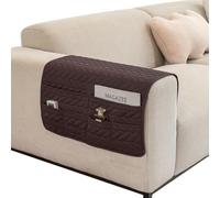 Organisateur de Canapé Poche Suspendue D'accoudoir Fauteuil Sac de Rangement Sofa Antidérapant 6 Poches Pour Télécommande TV, Téléphone, Livre, Magazine, Tablette