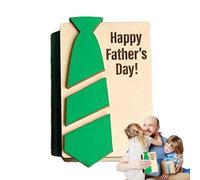 Organisateur de cartes pour plusieurs cartes, porte-cartes en bois - Boîte en bois pour cartes de fête des pères - Organisateur de cartes en bois pour la fête des pères, vert, Consulte la descripción,