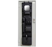 Organisateur De Casier Suspendu À La Porte - Miroir Intégré, Solution De Rangement Étanche, Durable Et Compacte Rangement Propre Pour Le Casier Du Vestiaire Des Vêtements De Travail