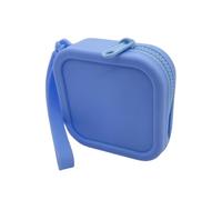 Organisateur De Casque En Silicone - Boîte De Clés De Stockage Du Câble De Données | Mignon Petit Sac De Rangement Carré Avec Fermeture Éclair | Écouteurs Avec Conception Compacte Pratique Pour Un Usa
