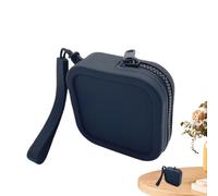 Organisateur De Casque En Silicone - Boîte De Clés De Stockage Du Câble De Données | Mignon Petit Sac De Rangement Carré Avec Fermeture Éclair | Écouteurs Avec Conception Compacte Pratique Pour Un Usa