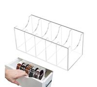 Organisateur De Ceinture En Acrylique - Vitrine Transparente Polyvalente, Boîte De Rangement À Tiroir, Support D'accessoires Transparent | Acrylique Cravate Collier Écharpe Porte-monnaie Pour Femmes H