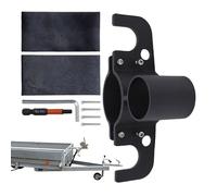 Organisateur De Chaîne De Remorquage | Avec vis de fixation robustes | Rangement de chaîne pour fiche 7 broches de remorque | Pour camion, berline, SUV, camping-car, caravane, bateau, voyage, road tri