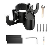 Organisateur de Chaîne de Remorquage pour Caravane | Support à rangement en aluminium,Fixation pour chaîne et fiche de cric de remorque,pour cric à col de cygne 2 et 2,25 pouces camping-car camion con