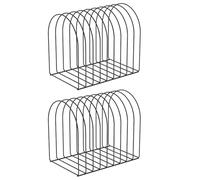 Organisateur de chapeaux - 2 supports de rangement pour chapeaux en fer, support de table, ensemble d'organisation de chapeaux d'hiver | Armoire de chambre à coucher dans l'entrée, dressing, maison