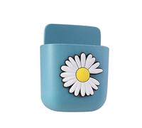 Organisateur de charge pour téléphone avec support mural, organiseur de télécommande, trou de chargement, matériau ABS écologique, fixation