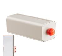 Organisateur de chaussettes mural, boîte de rangement murale,Support de boîte d'affichage - Organisateur de petits articles anti-poussière sans perçage, de pour cotons-tiges, ronds de coton, rou