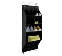 Organisateur de chaussures à suspendre à la porte avec 11 grandes poches - Solution de rangement à suspendre peu encombrante pour dortoirs, petits placards, bottes, jouets et bouteilles d'eau - 1