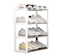 Organisateur De Chaussures The Entrance Area, Schuhral-Storage Organizer-Shoe Shelter Avec Quatre Niveaux, Placard, Étagère De Chaussures Debout, Étagère De Chaussures Stable, Étagère À Chaussures, Or
