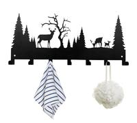 Organisateur de clé murale - Support adhésif avec 7 crochets, crochet pratique pour ranger vos objets | Porte-clés pour chambre, salon, cuisine, salle de bain, entrée, couloir, bureau, apparm